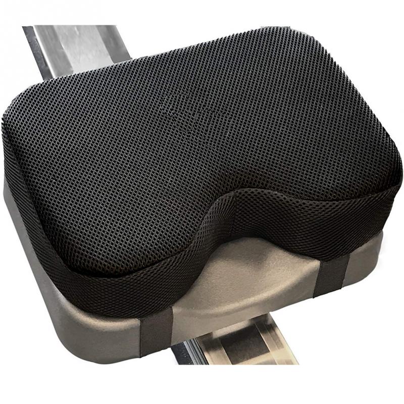 Coussin d&#39;entraînement en mousse à mémoire de forme pour bateau, sangles élastiques pour rameur, housse lavable pour siège