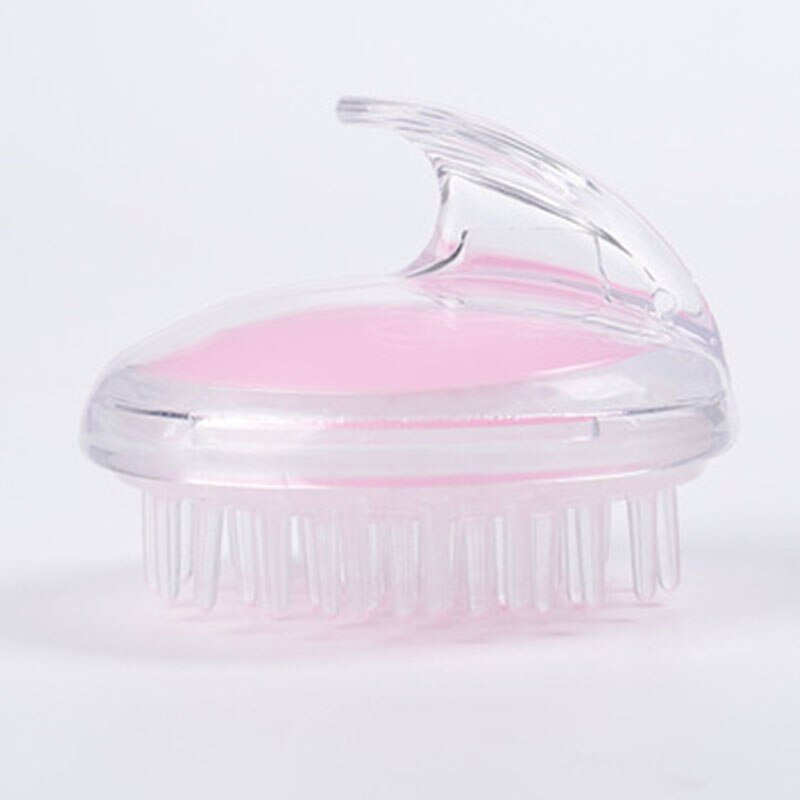 Jopet-escova de banho para pets, massageador de pets, silicone, couro cabeludo, pelo de cachorro, escovas macias, pentes, esfregão, banho: Rosa