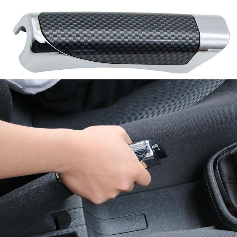 Auto Handrem Grips Cover ABS Plastic Plating Carbon FiberUniversal Anti-slip Parkeren Handrem Cover Mouwen Decor