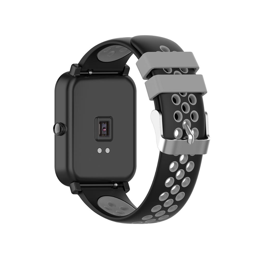 Värikäs rannekoru rannehihna amazfit bip pop u lite s kellon rannekkeet amazfit gts 2 stratos pace silikoni älykello ranneke