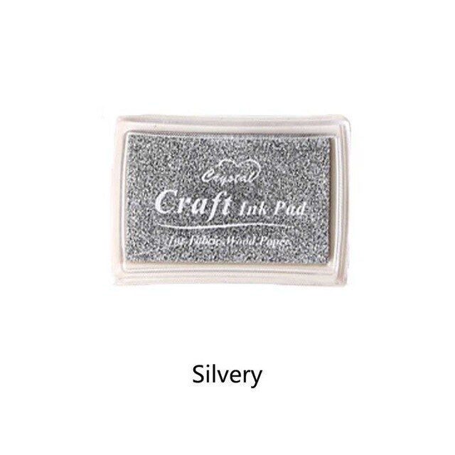 Cursive blessing phrases Silicone Clear Stamp for Scrapbooking Album DIY Craft Background Decoration Rubber Stamp: silvery