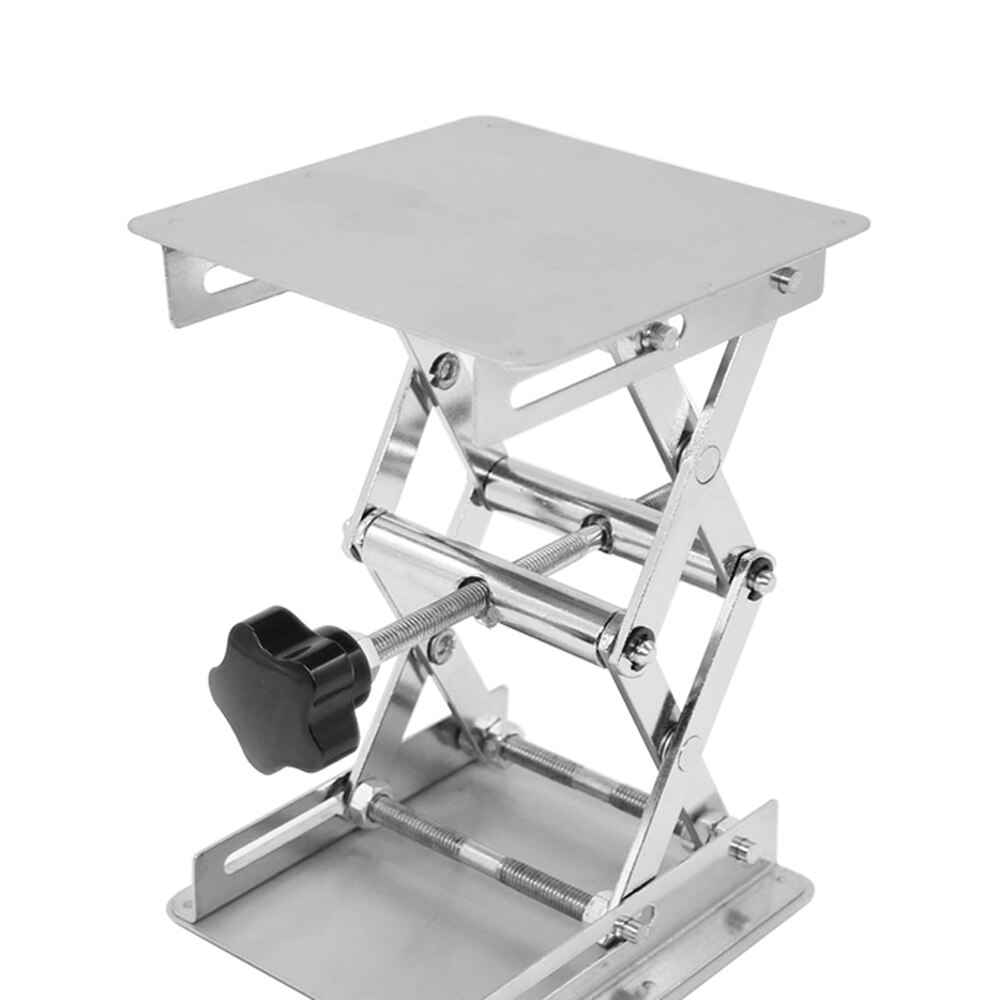 Adjustable Laboratory Manual Lift Platform Manual Height Adjustable Lifting Table 100*100mm 150*150mm 200*200mm Lift Platform