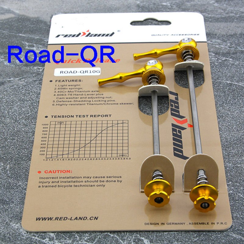 Bicycle Skewer Ti-alloy CNC Quick Release Handle Lever Mtb Mountain Road Bike Skewers Ultralight 52g/pair Universal Front Rear: jinseRoad