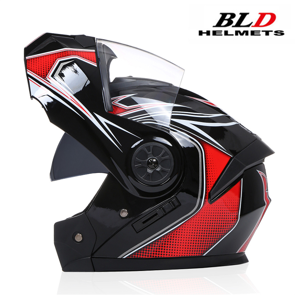 Lente dupla modular capacete da motocicleta mais recente flip face segurança capacete profissional quatro estações equitação ece dot aprovado casco: Cinza escuro / M