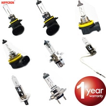 hippcron Car Halogen Bulb 12V 35W 55W 65W Clear 1 PCS H1 H3 H4 H7 H8 H11 9005 HB3 9006 HB4 Car Headlight Lamp