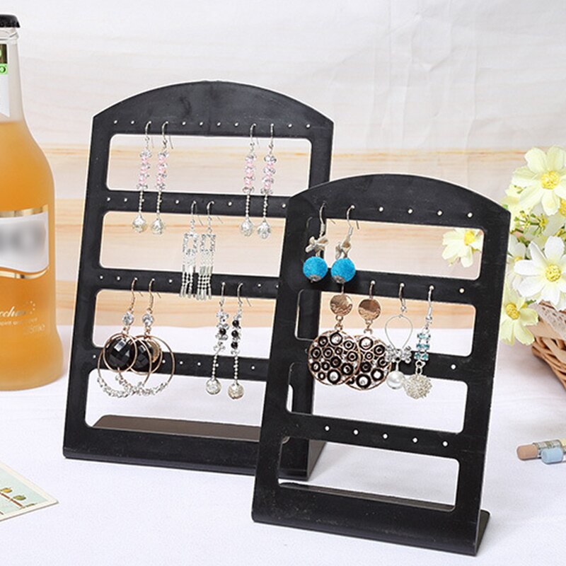 Brincos expositor titular jóias rack chique acrílico organizador: Default Title