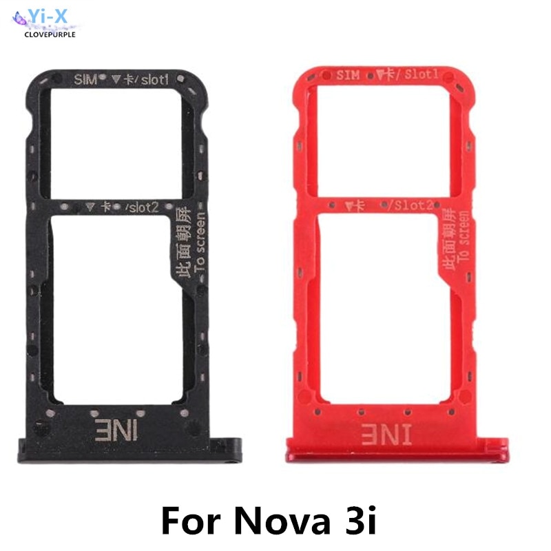 SIM Card Tray Slot Houder Adapter voor Huawei Nova 3i Nova3i Telefoon Onderdelen