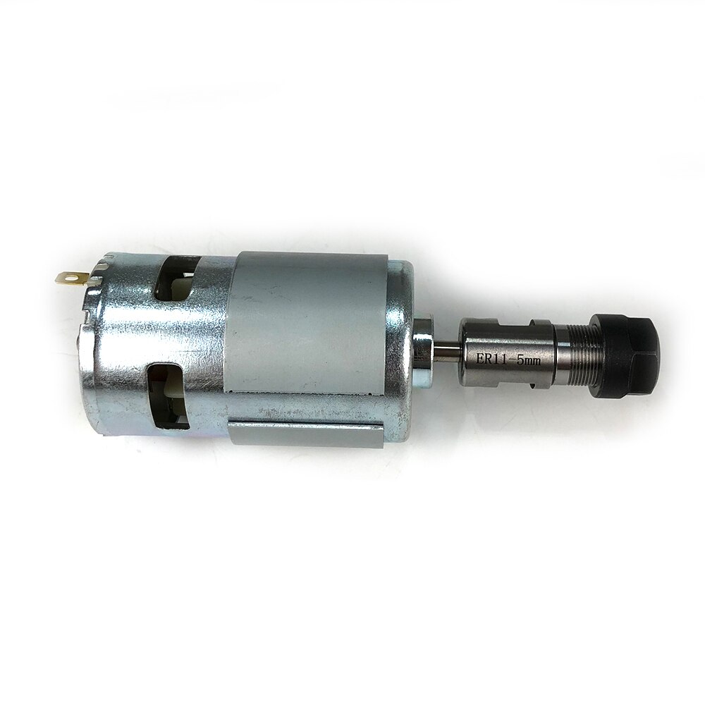 795 CNC Spindel Motor- 12V-36V 6000-12000RPM Große Drehmoment DC Motor- ER11 Spannzange 45mm Klemme Für Gravur Maschine Drehmaschine Werkzeuge