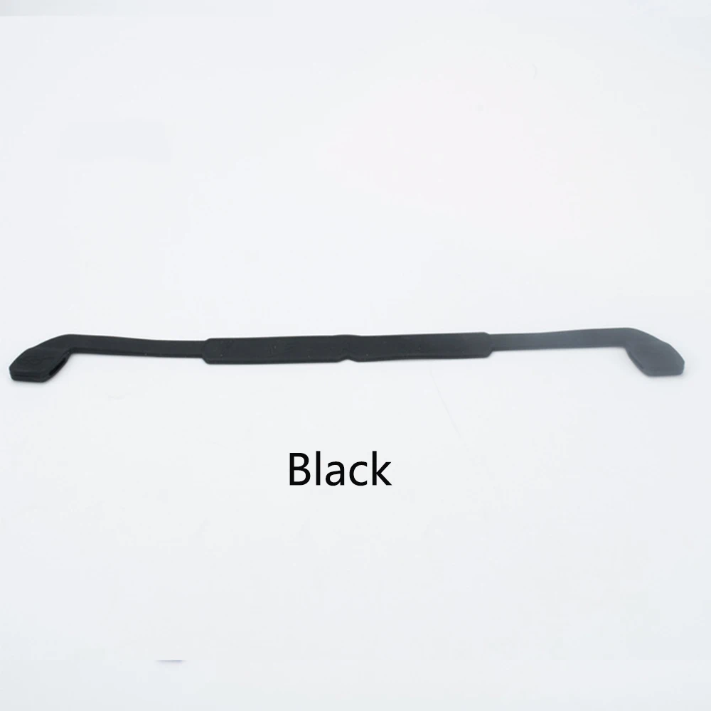 Sangle magnétique en Silicone pour lunettes de soleil, accessoire de pour lunettes de sécurité pour enfants, fixation de lunettes de soleil, porte-cordon, corde pour lunettes de sport: black
