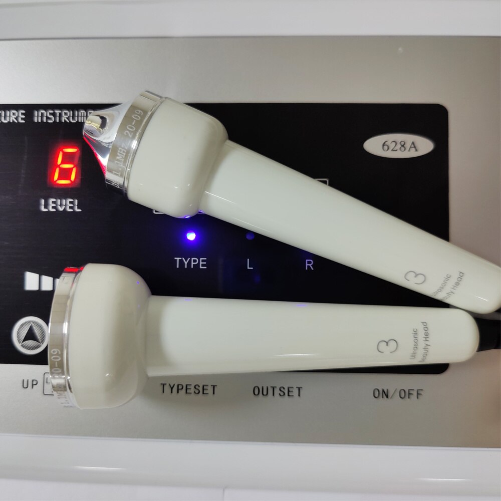 Ultrasound Face Machine Anti Aging Wrinkle Eye Skin Cleaner Tightening Tools 628A Ultrasonic Facial Massager Beauty Care Device