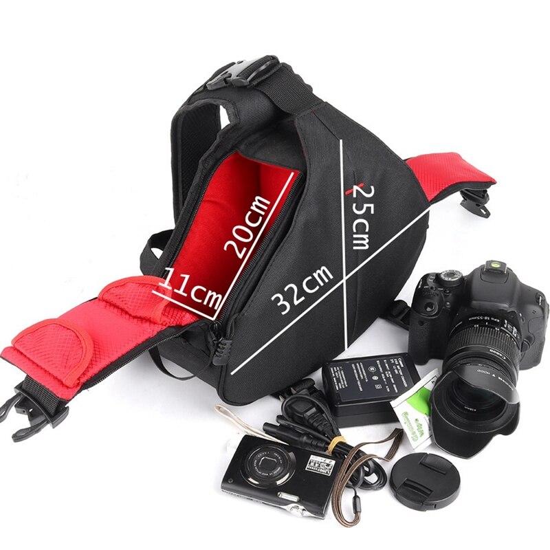 Mochila impermeable hombro Dslr caja de bolsa de cámara para Canon Eos 1300D 760D 750D 700D 600D 7D 80D 6D 5Dii 5Ds 5Dr 60D 1200D
