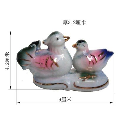 Ceramic lovers, mandarin duck ornaments, bedroom ornaments, wedding , marriage, fengshuiwang, peach blossom transfer orname: B