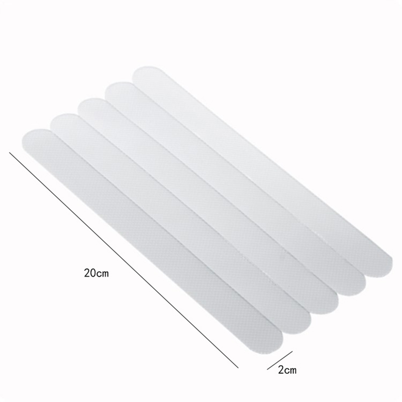 5 st 20cm genomskinliga halkskyddsdekaler för badkar, halkfria duschremsor pad golvsäkerhetstejp antisladdtejp badkar duschdekal