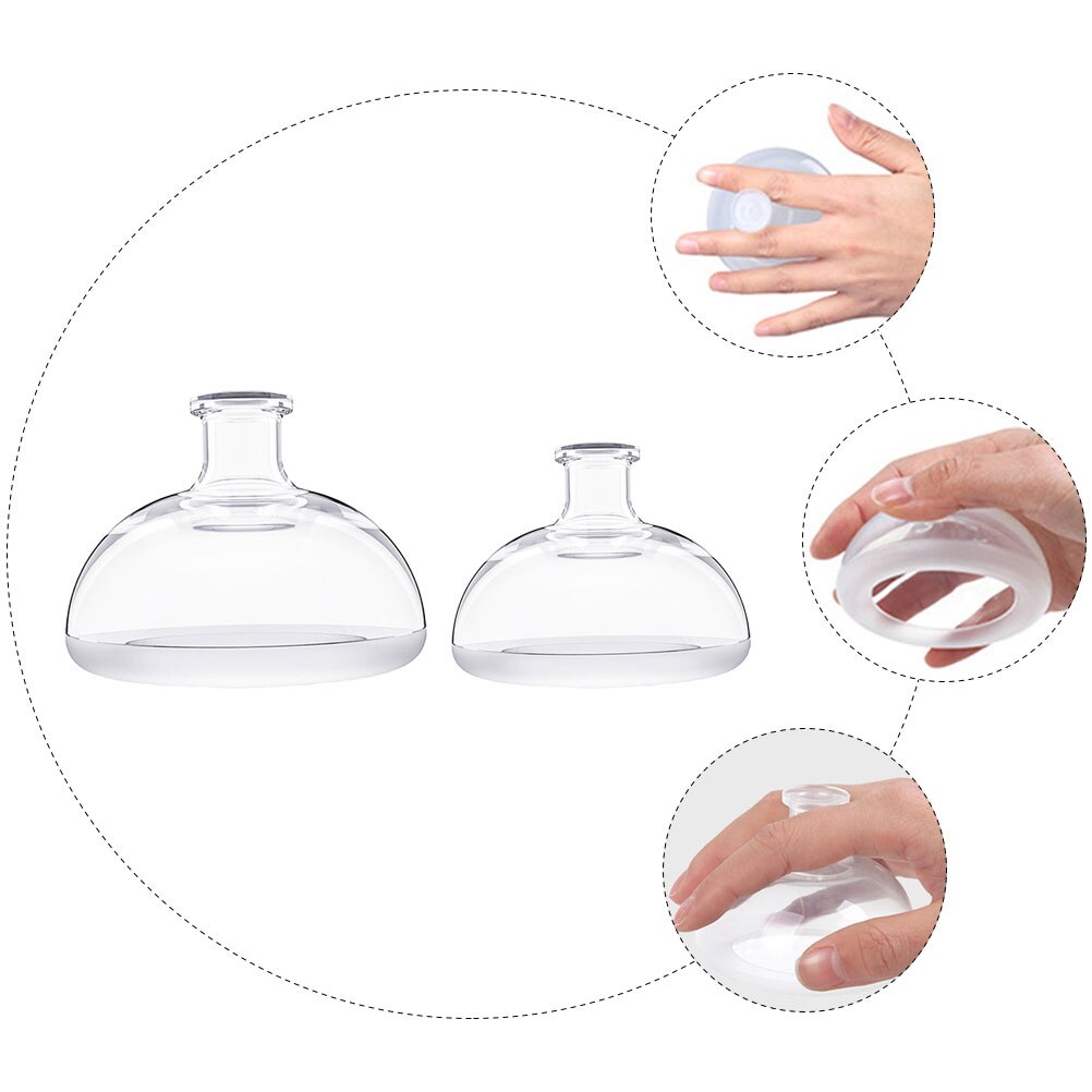 2 pezzi Silicone Baby Burping Back Massager Cup Spitting Cup Baby Phlegm Cup