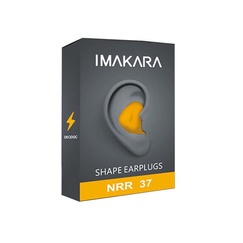 Silicone Earplugs Sleeping Sound Insulation Hearing Protection Earplugs Anti-NoiseFor Travel Sleeping Soft Noise Reduction: yellow