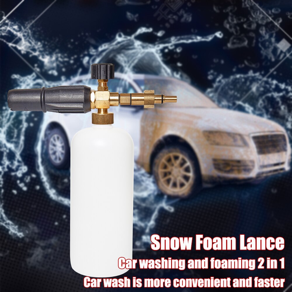 Pistolet à mousse pour lavage de voiture, Lance de neige, pour AR Decker noir, pour Makita, générateur à mousse à haute pression