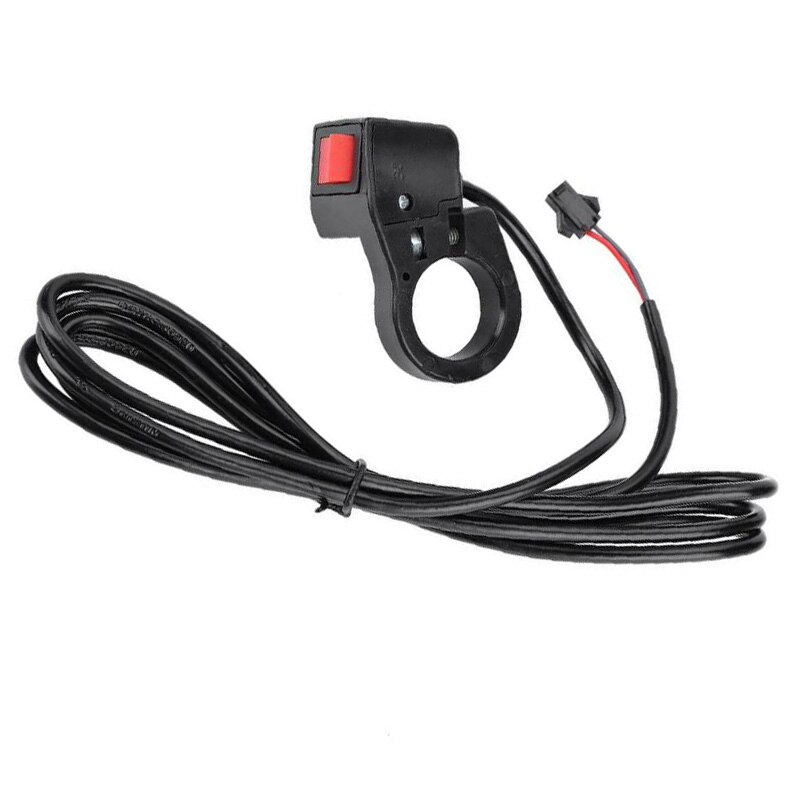 2 in 1 EBike Switch Handlebar On/off Rocker Switch For Electric Bike Scooter 22.5mm Universal Handlebar Outdoor Cycling