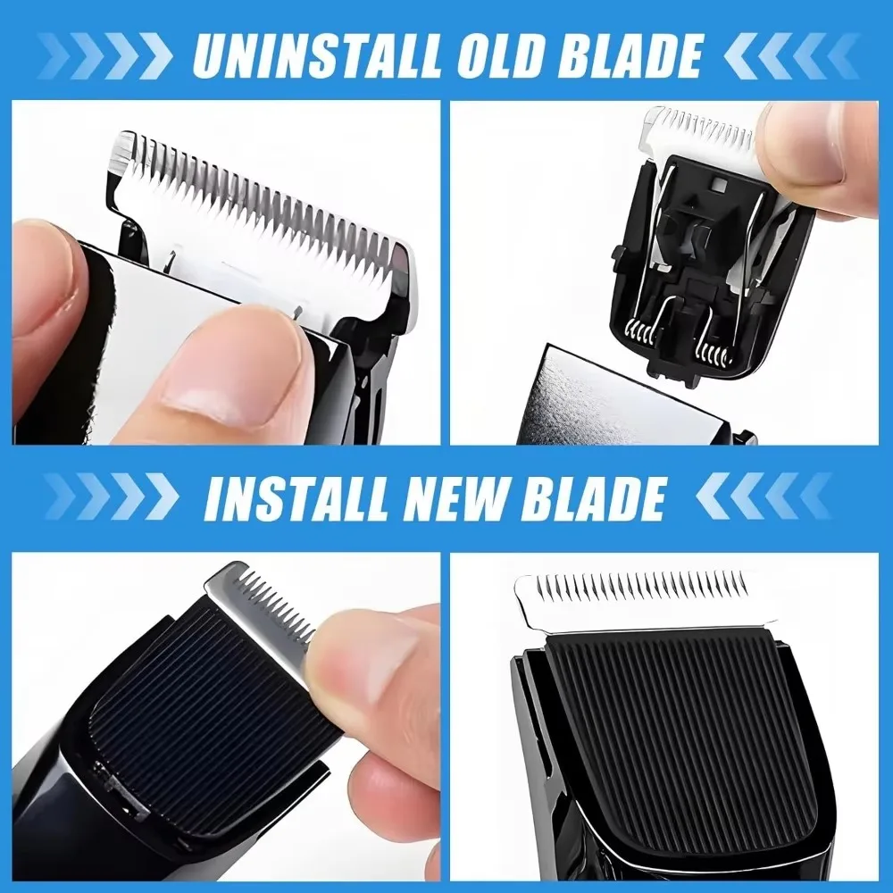Replacement Blade for Clipper Blades Fit Compatible with Manscaped The Lawn Mower 4.0 3.0 2.0 Electric Groin Hair Trimmer