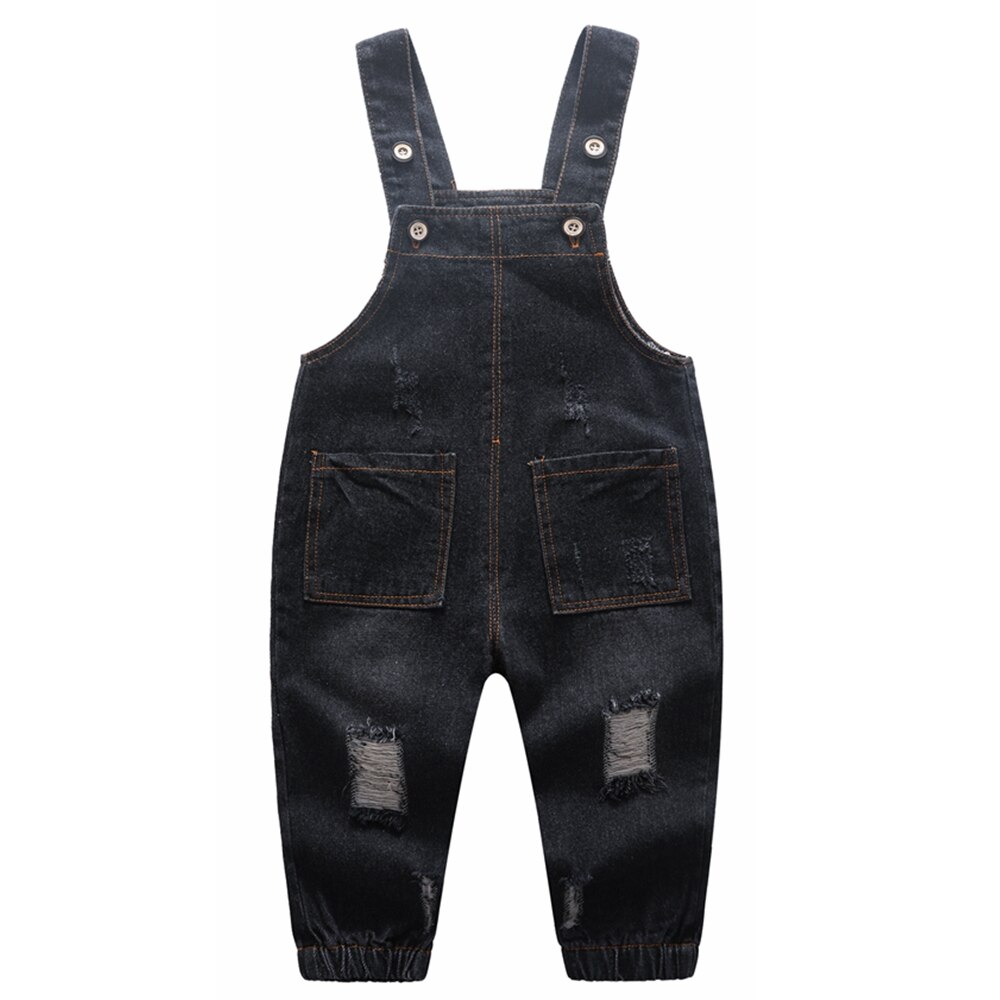 Chumhey – salopette en Denim pour bébés garçons et filles, en coton doux, avec bretelles, pantalon en jean, vêtements pour enfants, 1-4T: Black / 24M