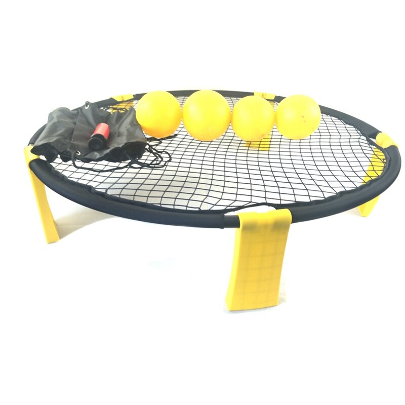 PVC Volleyball Team Game Set Spike Ball Outdoor Sports Games for Family Game for the Backyard Beach Park Mini Volleyball
