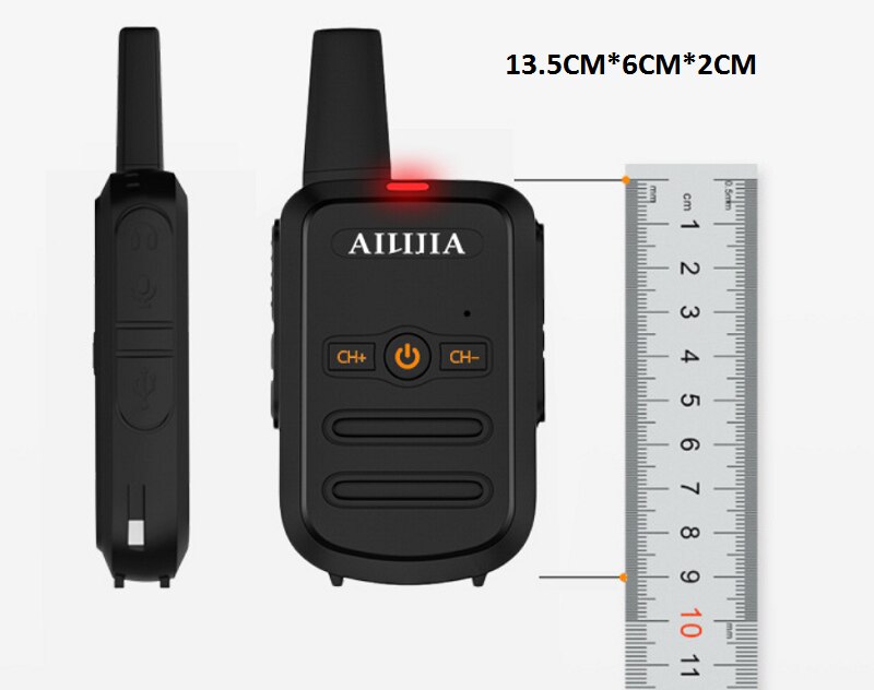 Mini walkie talkie radio transceiver ultratynd langdistance talkie walkie walkie talkie tovejs trådløs intercom