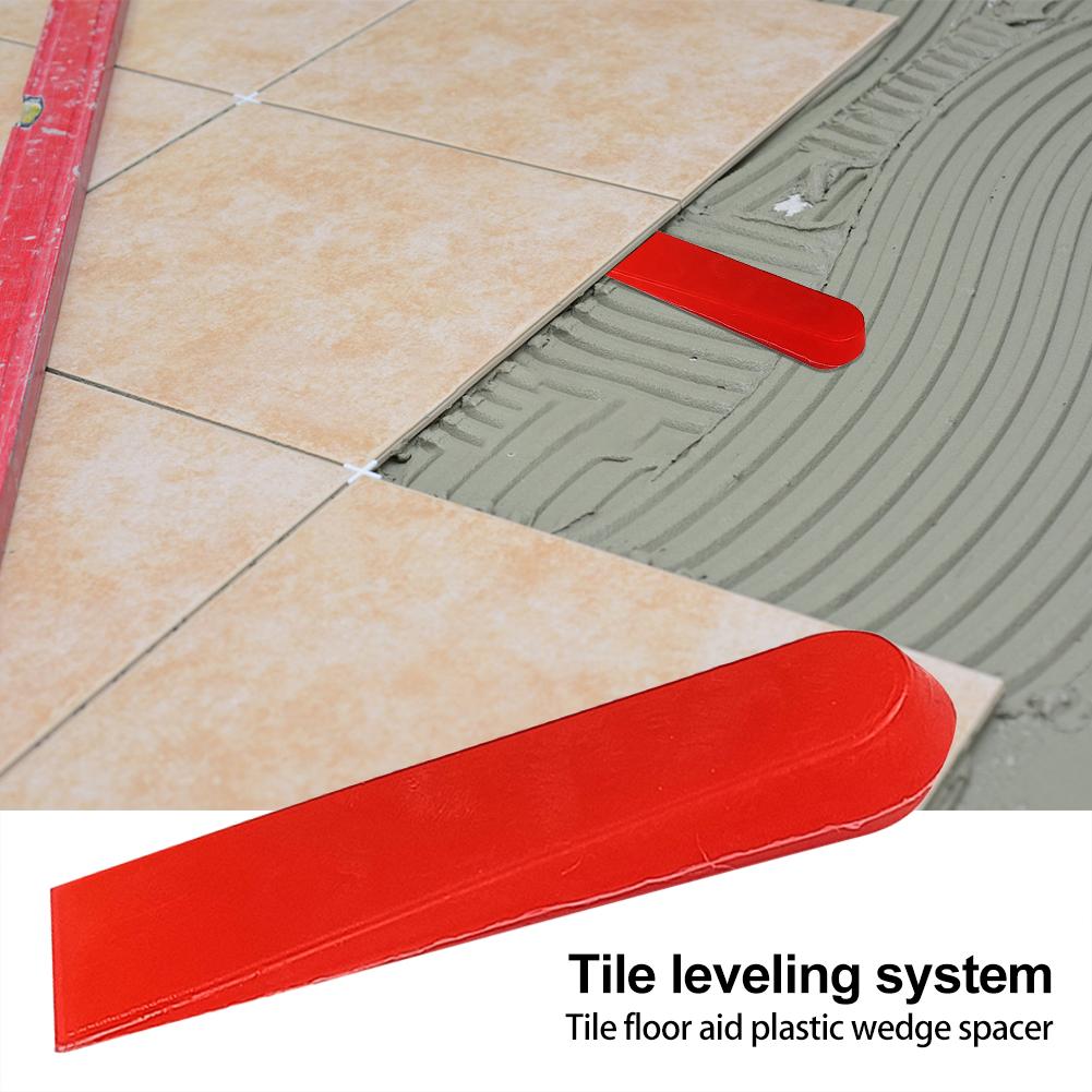 100 stk sæt niveau kiler fliser afstandsstykker til gulvvæg keramisk nivelleringsanordning, der hovedsagelig bruges til lægning af vægfliser og belægningsfliser