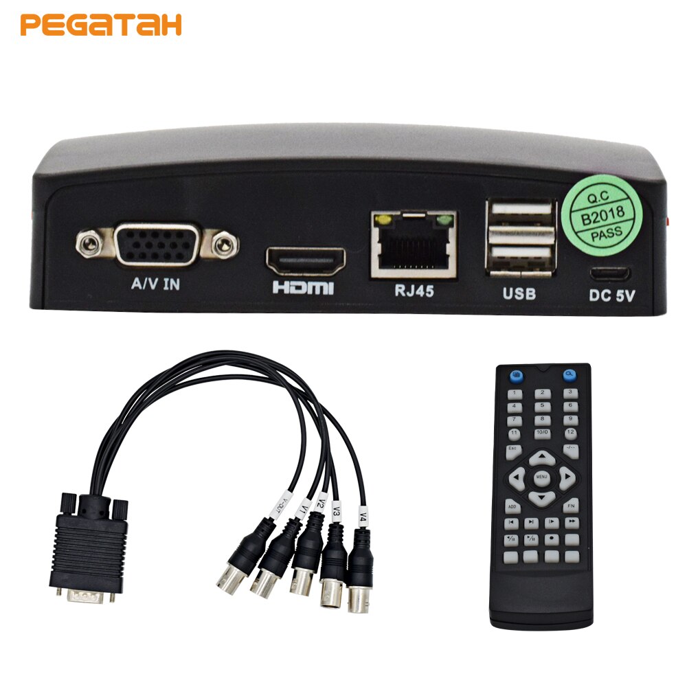 4ch Mini DVR With1080H 4ch video in 1080H Real time CCTV Hybrid AHD/CVI/TVI/Analog in 1 DVR
