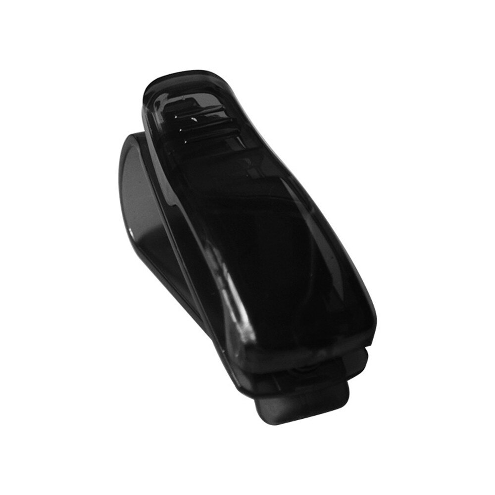 Parasol para coche con estilo, Clip para gafas de sol, Clip para tarjetas de recibos, Clip de almacenamiento, tenazas para guardar en el coche, Clip para gafas de sol ajustadas: Black