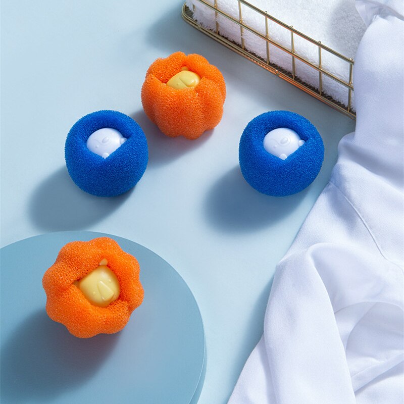 Boule à lessive magique Panda mignon, Machine à laver, nettoyage, séchage des vêtements, boule éponge réutilisable, résistant à l&#39;usure, élimination des nœuds