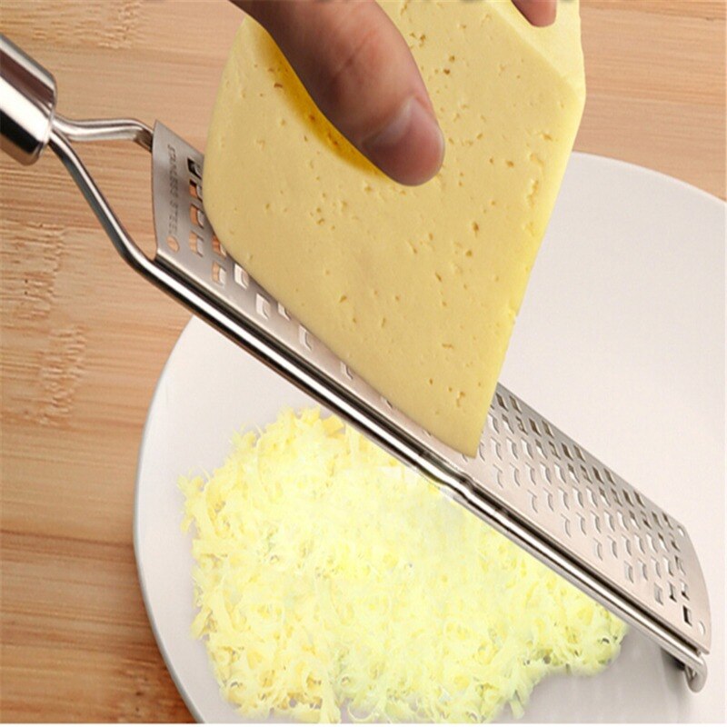 1 Pza mango rallador mantequilla queso máquina de cortar limón herramienta cítricos accesorios de cocina Acero inoxidable utensilios de cocina para pastelería herramienta ZQ972436