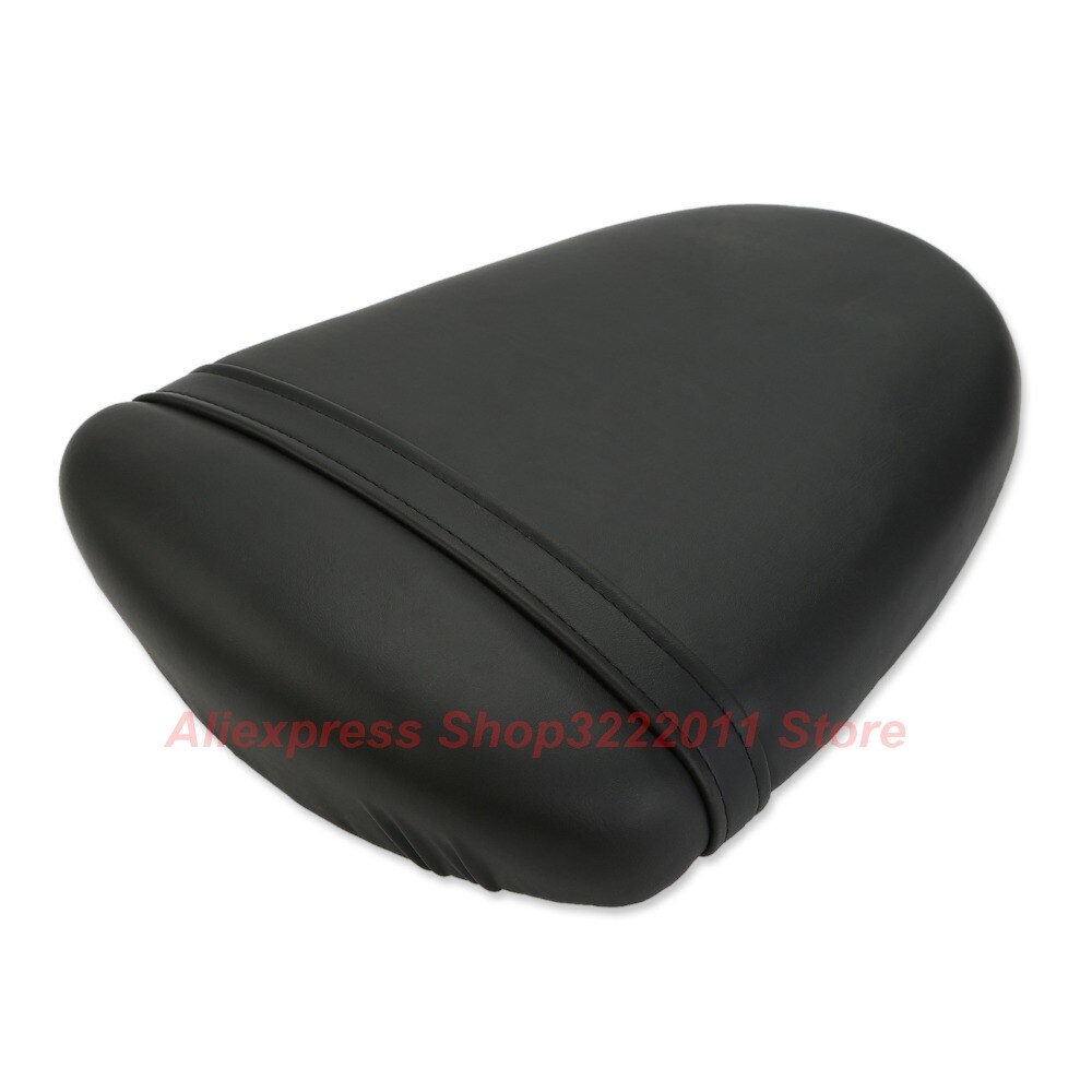 Synthetic Leather Rear Passenger Seat For Suzuki GSXR1000 2003-2004 (K3) - Detachable, Black