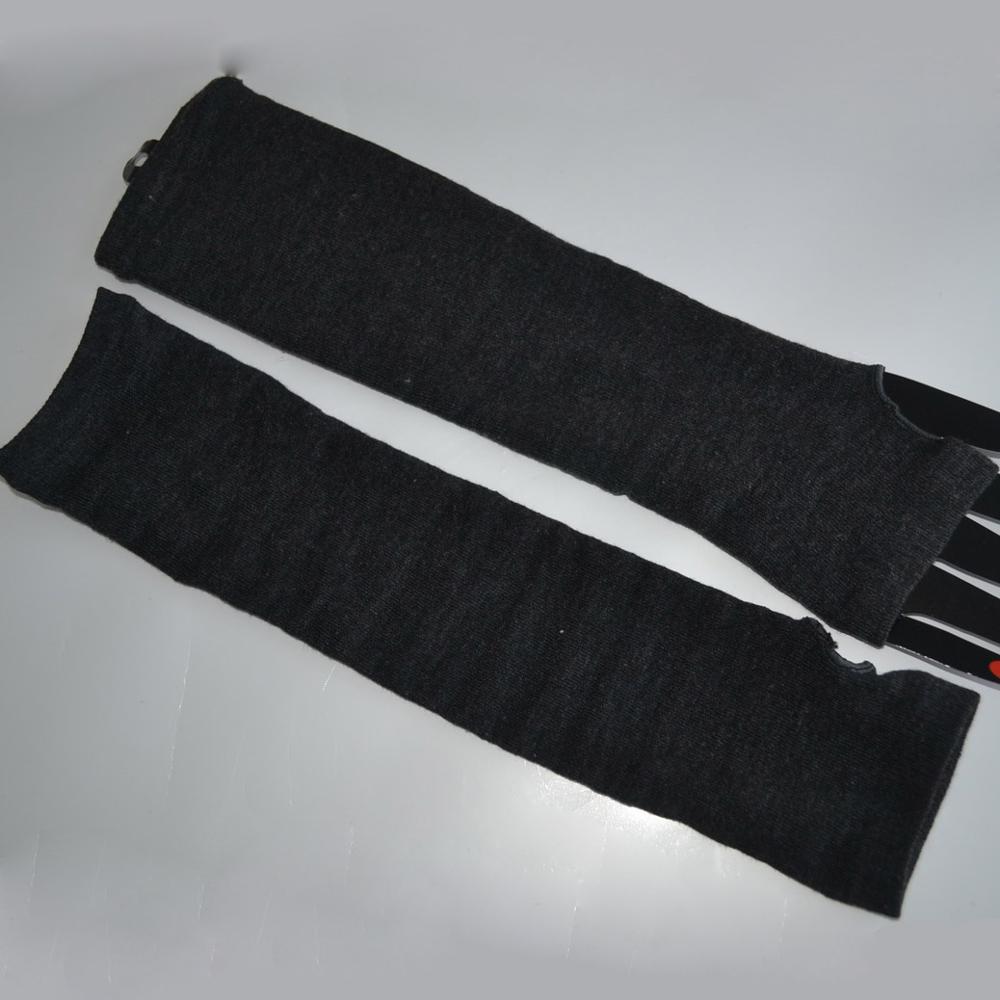 Naiveroo nowy kobiety dama w paski łokcia rękawiczki z dzianiny długie rękawiczki bez palców rękawice łokieć boże narodzenie akcesoria prezent S110: 3