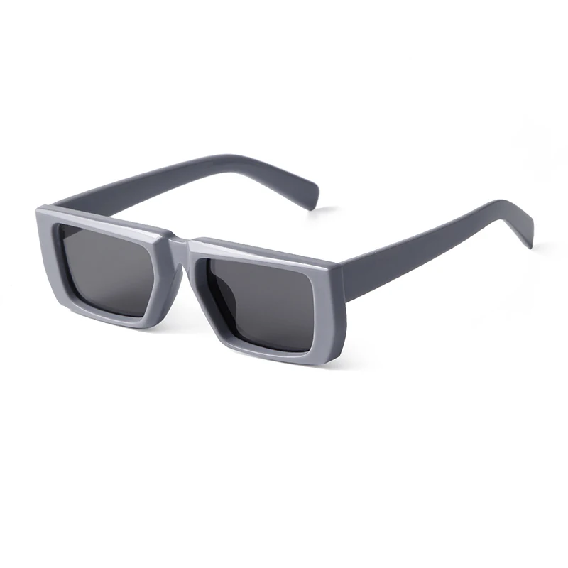 HISTORIA Retro verde rectángulo gafas de sol mujeres hombres Vintage tortuga marco cuadrado gafas de sol UV S2340M: Azul