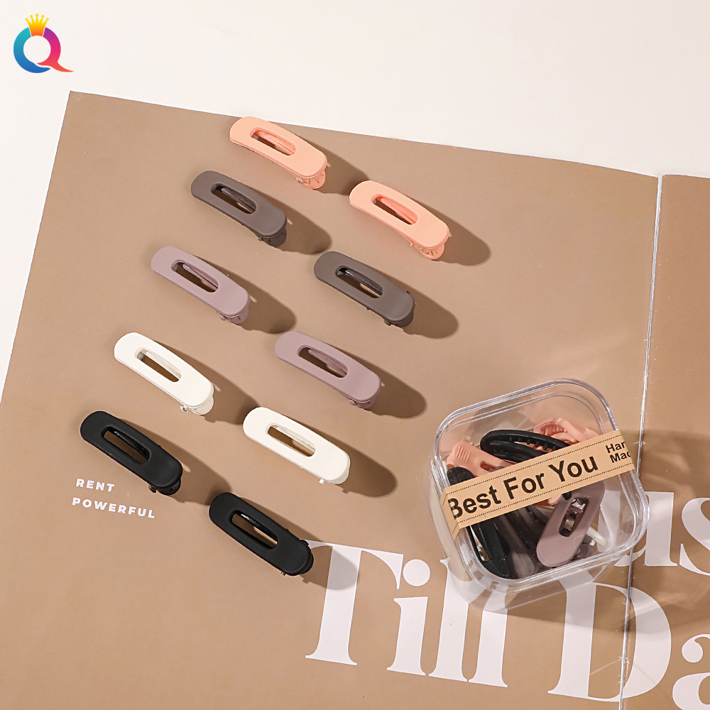 10pcs/set Mini Hair Claws Clip Crab Baby Gilrs Plastic Sweet Small Clips Hairpin Women Barrettes Headwear Accessories