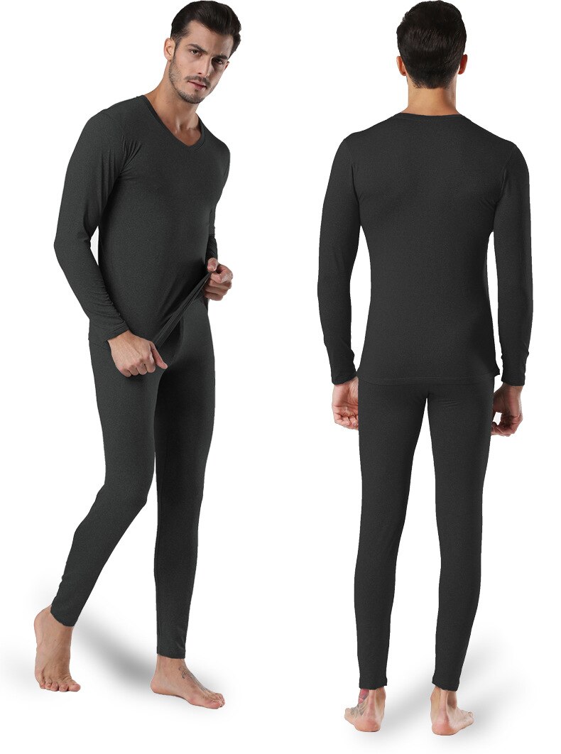 Winter Thermal Underwear Long Johns Men Male Thermal Underwear Men Set Thermal Underwear Winter Warm Long Johns Warm Sleep 4XL