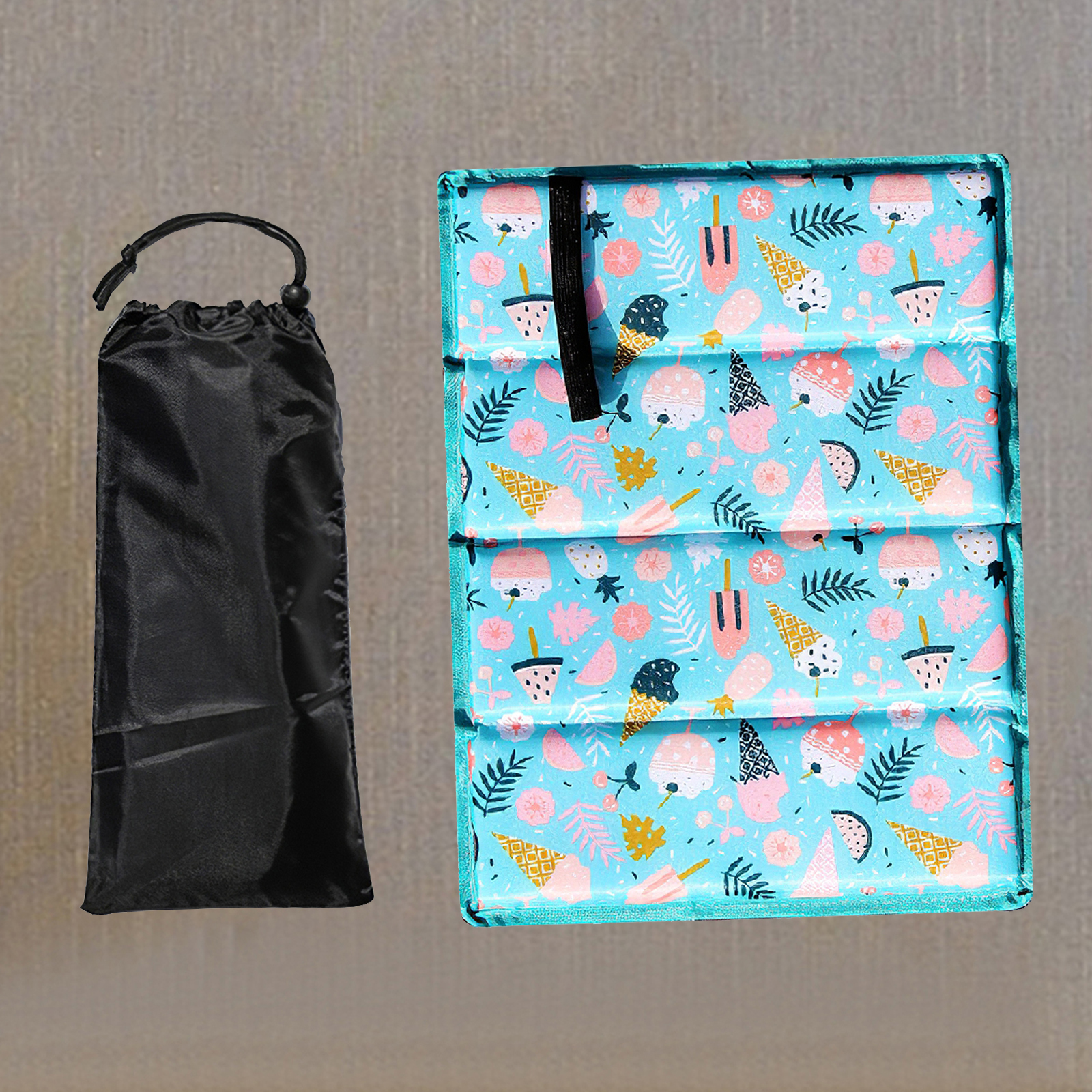 Folding Sit Mat, Folding Sit Mat for Camping, Portable Waterproof Seat Outdoor