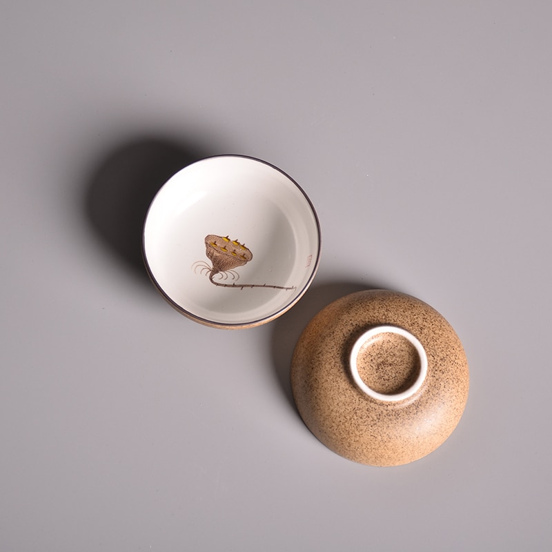 Tangpin keramisk tekopp til puer håndmalte tekopper porselen kinesisk kung fu kopp 45ml