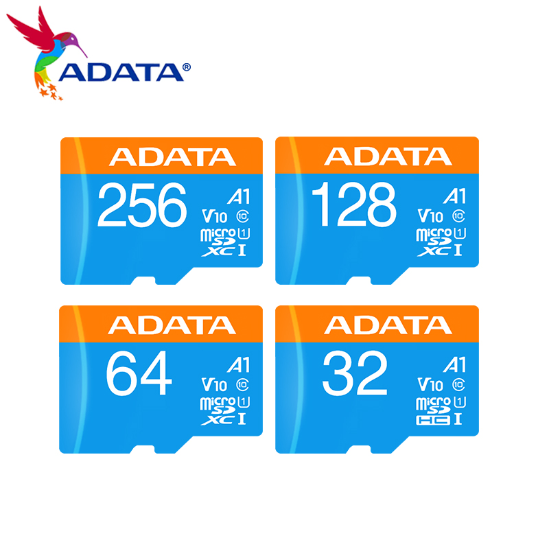100% Original ADATA Speicher Karte hoch Geschwindigkeit 32GB Klasse 10 A1 Mikro Sd-karte 64GB 128GB 256GB U1 UHS-I V10 TF Microsd