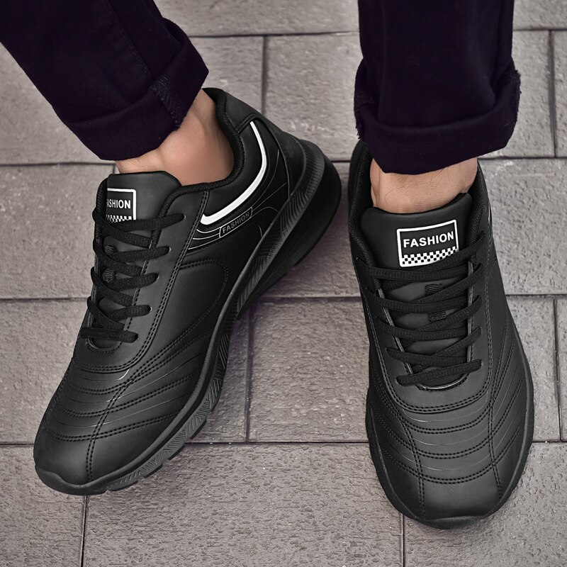 Men's Sneakers Walking Shoes Size 39-48 Men's Colors Comfortable Black and White Outdoor Sneakers Sport Shoes Zapatillas Hombre