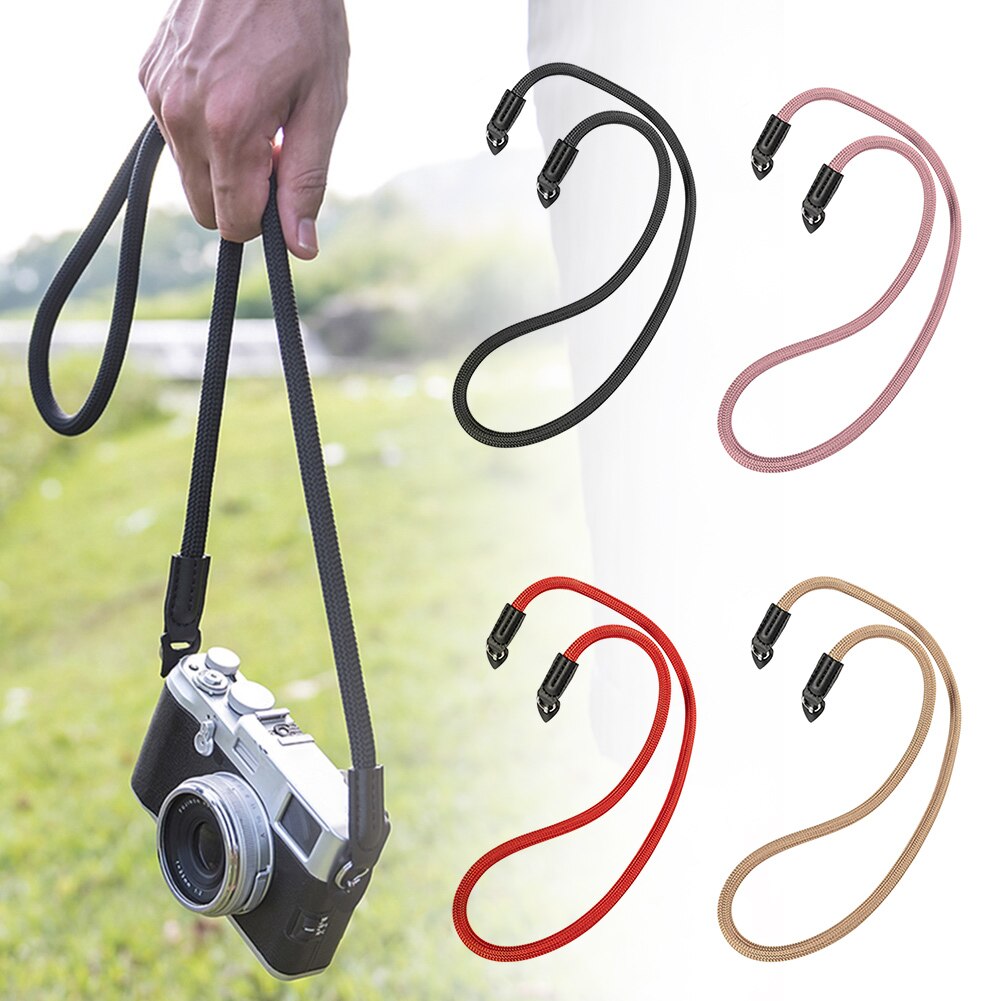 Put Rope On Camera Nylon Rope Camera Shoulder Neck Strap Hiking Belt ... – Vicedeal