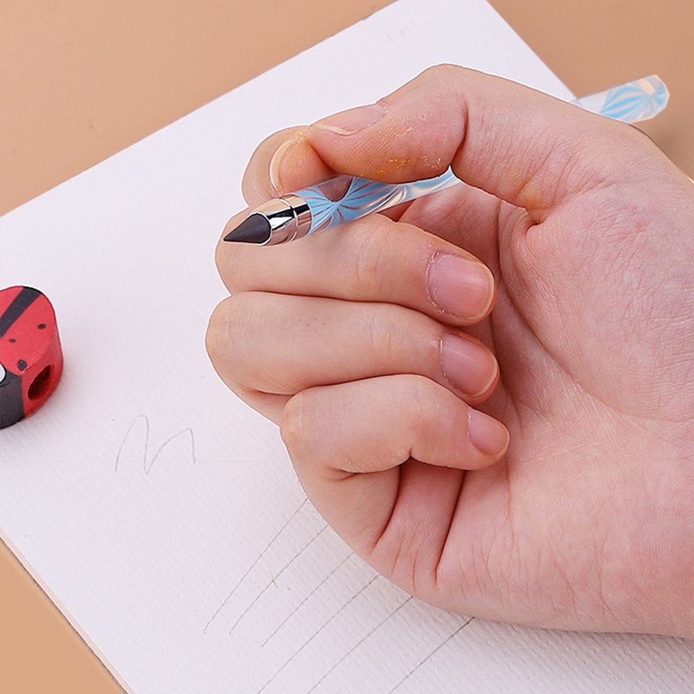 1PC Everlasting Pencil Portable Everlasting Pen Reusable Erasable Replaceable Head Unlimited Writing Eternal Pencil Durable