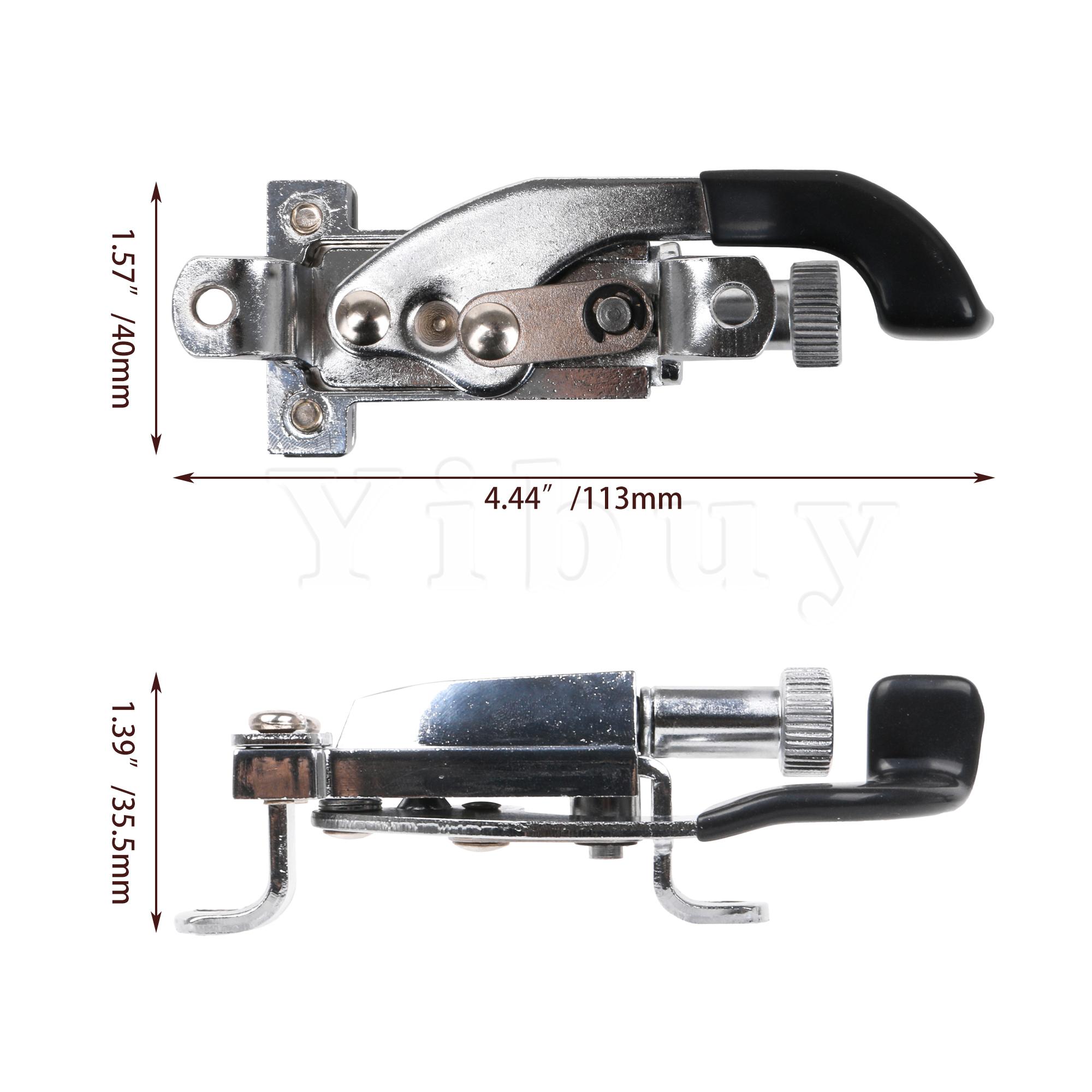 Yibuy 11.5x4cm Silver Metal Throw Off Snare Drum Strainer without Screws Drum Parts Type C