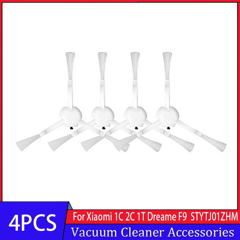 Cepillos laterales para Xiaomi MIJIA 1C 2C 1T Dreame F9 D9 piezas de repuesto de Robot aspirador Cepillo Lateral accesorios de limpieza del hogar: Amarillo claro