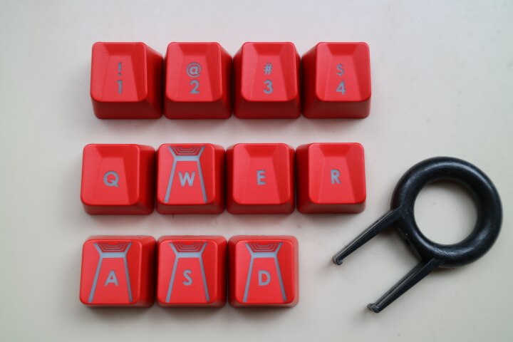11 Stks/set Abs Concave-Convexe Doorschijnende Key... – Vicedeal
