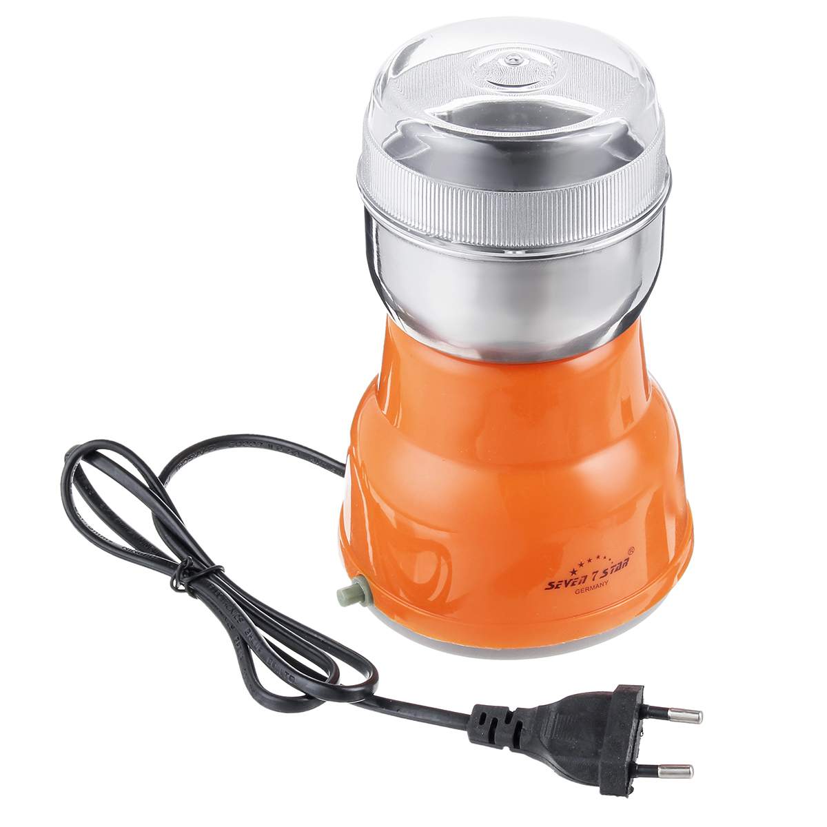 Electric Coffee Grinder Food Spices Cereal Nut Bean Grain Grinding Machine Multifunction Home Coffe Grinders: plastic