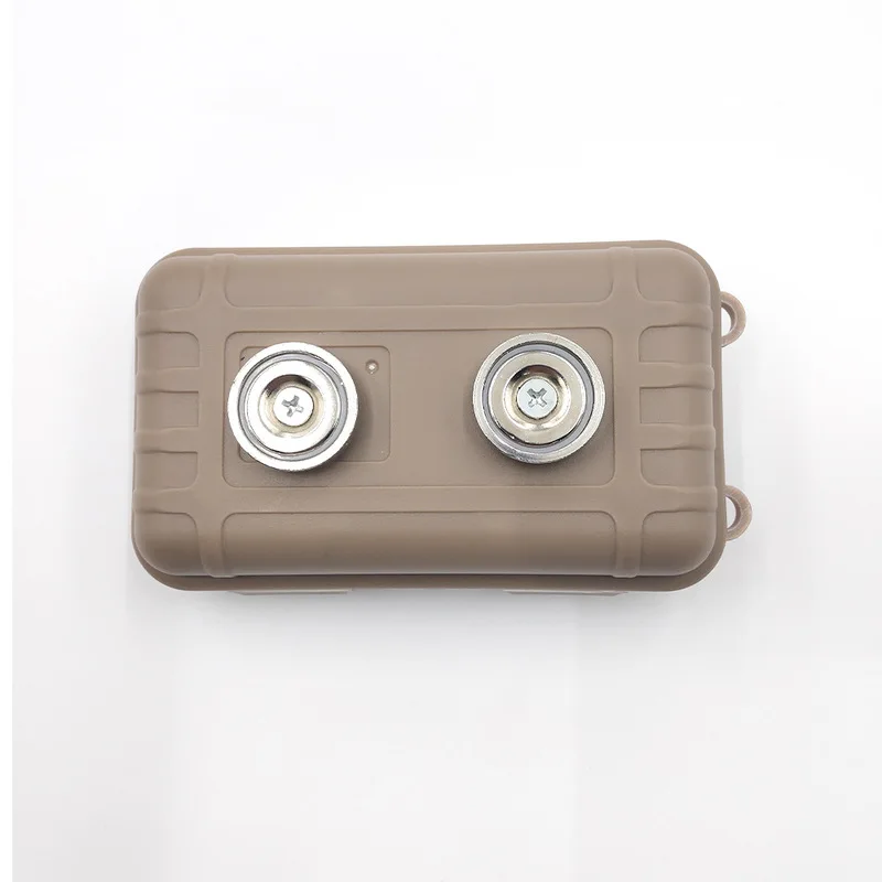 Magnetischer Schlüsselhalter unter dem Auto, versteckt einen Schlüssel, magnetischer Autoschlüsselhalter, Schlüsselversteck, multifunktionale Kasten für Ersatzschlüssel, GPS-Lokalisierer: Grau
