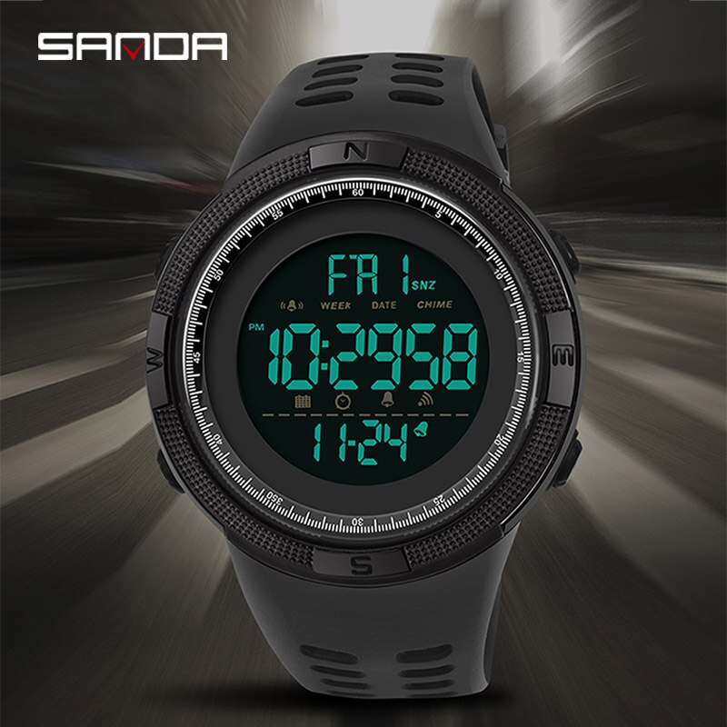 Sanda men's electronic watch sports watch casual men's watch men's electronic watch to send boys