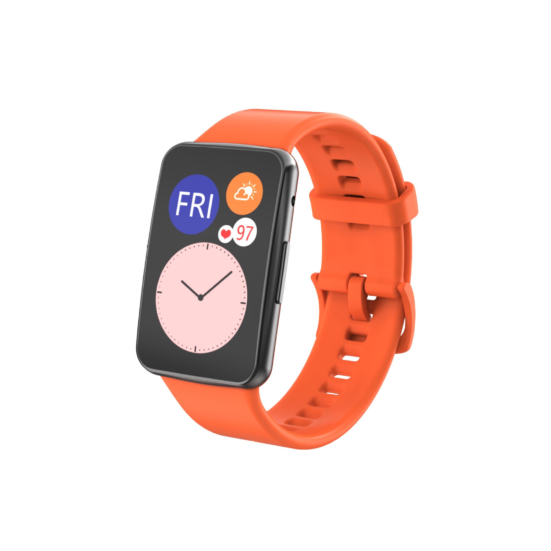 Pulseira para huawei relógio ajuste pulseira de substituição esporte pulso cor tpu esporte silicone pulseira original novo com ferramenta: strap 3