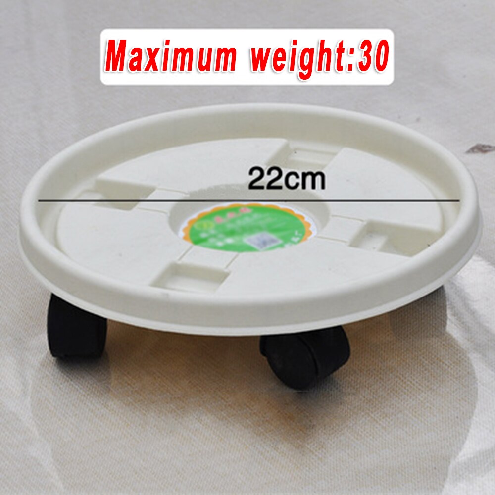 Macetas antideslizantes para bonsái, bandeja con Base móvil redonda Universal, para jardinería, maceta, bandeja extraíble para plantas suculentas: 1