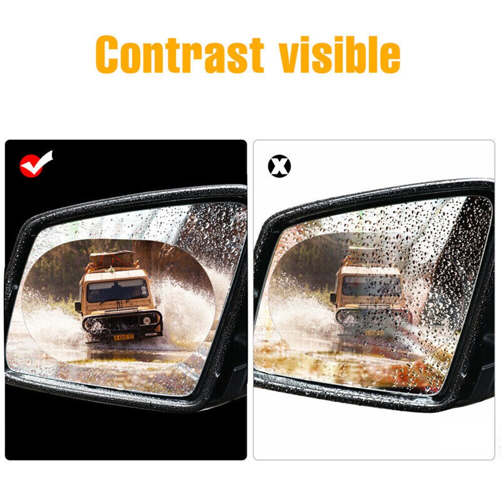 Mirror Protector Film Anti-Glare Transparent Fog Tools Accessories Auto
